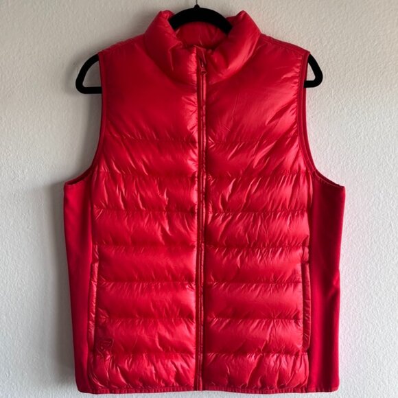 Fabletics Elliot Puffer Vest - RED / LARGE - Picture 1 of 8